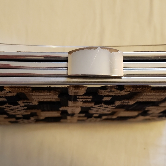 Vintage Lucite and Felt Day and Evening Purse - Picture 4 of 5